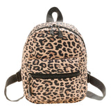 Maxbell Fashion Small Backpack Girls Daypack Knapsacks Rucksack Handbag for Vocation Leopard