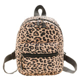 Maxbell Fashion Small Backpack Girls Daypack Knapsacks Rucksack Handbag for Vocation Leopard