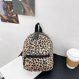 Maxbell Fashion Small Backpack Girls Daypack Knapsacks Rucksack Handbag for Vocation Leopard