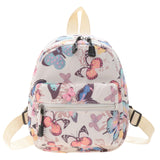 Maxbell Fashion Small Backpack Girls Daypack Knapsacks Rucksack Handbag for Vocation Colorful Butterfly