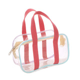 Maxbell Clear Tote Bag PVC Messenger Shoulder Bag for Bathing Concerts Vacation 20cmx11cmx8cm