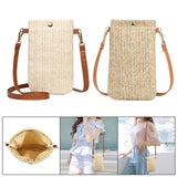 Maxbell Mini Shoulder bag Shoulder Strap Pouch Adjustable Handbag Beige