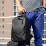 Maxbell Rucksack Male Portable Large Waterproof Laptop Backpack for Hiking Office Black