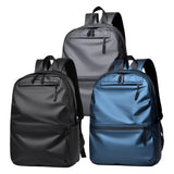 Maxbell Rucksack Male Portable Large Waterproof Laptop Backpack for Hiking Office Black