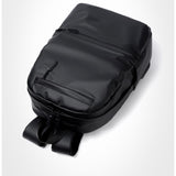Maxbell Rucksack Male Portable Large Waterproof Laptop Backpack for Hiking Office Black