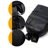 Maxbell Rucksack Male Portable Large Waterproof Laptop Backpack for Hiking Office Black
