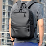 Maxbell Rucksack Male Portable Large Waterproof Laptop Backpack for Hiking Office Black