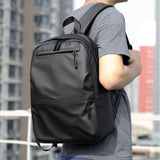 Maxbell Rucksack Male Portable Large Waterproof Laptop Backpack for Hiking Office Black