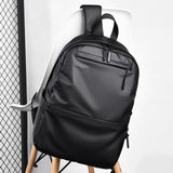 Maxbell Rucksack Male Portable Large Waterproof Laptop Backpack for Hiking Office Black