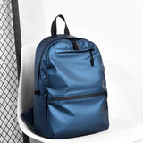 Maxbell Rucksack Male Portable Large Waterproof Laptop Backpack for Hiking Office Blue