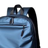 Maxbell Rucksack Male Portable Large Waterproof Laptop Backpack for Hiking Office Blue