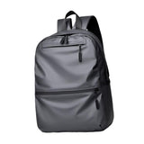 Maxbell Rucksack Male Portable Large Waterproof Laptop Backpack for Hiking Office Gray