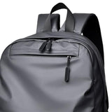 Maxbell Rucksack Male Portable Large Waterproof Laptop Backpack for Hiking Office Gray
