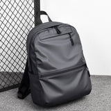 Maxbell Rucksack Male Portable Large Waterproof Laptop Backpack for Hiking Office Gray
