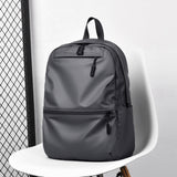 Maxbell Rucksack Male Portable Large Waterproof Laptop Backpack for Hiking Office Gray