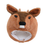 Maxbell Plush Roe Deer Hat Cap Gifts Comfortable Warm Animal for Cosplay Party