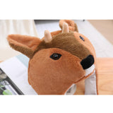 Maxbell Plush Roe Deer Hat Cap Gifts Comfortable Warm Animal for Cosplay Party