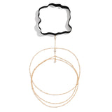 Maxbell Sexy Thigh Chains Body Chain Women Girls Bracelet Elasticity Leg Chains Bead