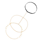 Maxbell Sexy Thigh Chains Body Chain Women Girls Bracelet Elasticity Leg Chains Star