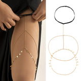 Maxbell Sexy Thigh Chains Body Chain Women Girls Bracelet Elasticity Leg Chains Star