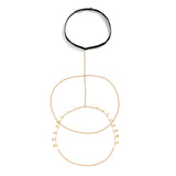 Maxbell Sexy Thigh Chains Body Chain Women Girls Bracelet Elasticity Leg Chains Star