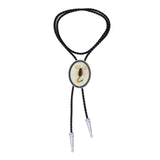 Maxbell Long Mens Bolo Tie PU neck Rope Rope Necktie Women Necklace Cowboy