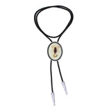 Maxbell Long Mens Bolo Tie PU neck Rope Rope Necktie Women Necklace Cowboy