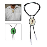 Maxbell Long Mens Bolo Tie PU neck Rope Rope Necktie Women Necklace Cowboy