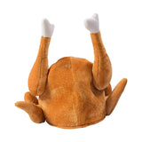 Maxbell Funny Roasted Turkey Hat Chicken Creative for Party Xmas Halloween