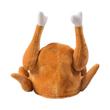 Maxbell Funny Roasted Turkey Hat Chicken Creative for Party Xmas Halloween