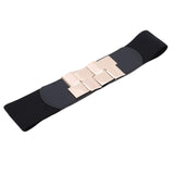 Maxbell Wide Waist Skinny belt Size Exquisite Decorative for Dress Ladies Black