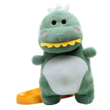 Maxbell Cartoon Plush Shoulder Bag Dinosaur Toy Handbag Soft Backpack Women Girls