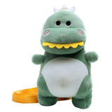 Maxbell Cartoon Plush Shoulder Bag Dinosaur Toy Handbag Soft Backpack Women Girls