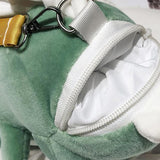 Maxbell Cartoon Plush Shoulder Bag Dinosaur Toy Handbag Soft Backpack Women Girls