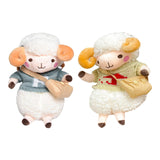 Maxbell Stuffed Sheep Shoulder Bag Plush Animal Messenger Bags Women Girls Handbag Khaki