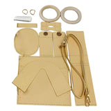 Maxbell Handmade DIY Shoulder Bag Making Material Bow Bucket Bag Handbag Parts Yellow