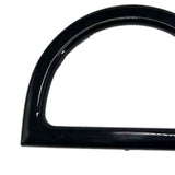 Maxbell 2Pcs Women Purse Handles Belt Replacement DIY Handmade for Tote Purse Making black D shape