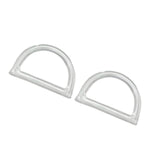 Maxbell 2Pcs Women Purse Handles Belt Replacement DIY Handmade for Tote Purse Making clear D shape
