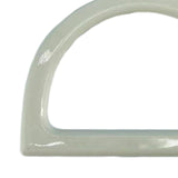 Maxbell 2Pcs Women Purse Handles Belt Replacement DIY Handmade for Tote Purse Making white D shape