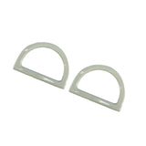 Maxbell 2Pcs Women Purse Handles Belt Replacement DIY Handmade for Tote Purse Making white D shape