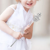 Maxbell Rhinestone Scepter Princess for Masquerade Dress up Handheld Props Halloween