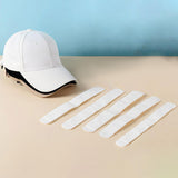 Maxbell Hat Sweat Liner Disposable Hat Size Reducer Tighten Reducing Tape for Mens 5x Blue White