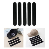 Maxbell Hat Sweat Liner Disposable Hat Size Reducer Tighten Reducing Tape for Mens 5x Blue Bag Black