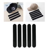 Maxbell Hat Sweat Liner Disposable Hat Size Reducer Tighten Reducing Tape for Mens 5x Blue Bag Black