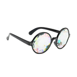 Maxbell Kaleidoscope Rave Glasses Eyewear Prop for Music Festival Holiday Black