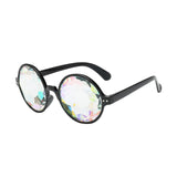 Maxbell Kaleidoscope Rave Glasses Eyewear Prop for Music Festival Holiday Black