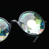 Maxbell Kaleidoscope Rave Glasses Eyewear Prop for Music Festival Holiday Black