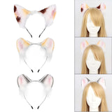 Maxbell Kitten Ears Headband Lovely Flexible Cosplay Animal Hair Hoop Women Girls Multicolor
