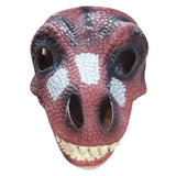 Maxbell 3D Dinosaur Mask Movable Jaw Halloween Costume Festival Dinosaur Headgear Red