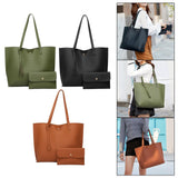 Maxbell Fashion Women Leather Tote Purse Set Shoulder Bag Large Capacity Womens Bags Green